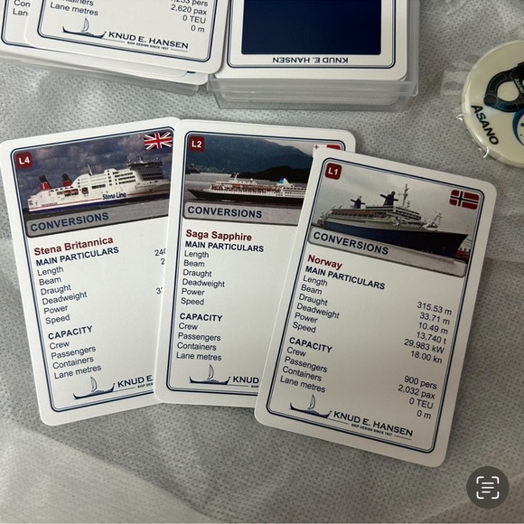 A deck of cards with the  details of various Ships - Very cool neat collection - Picture 2 of 7
